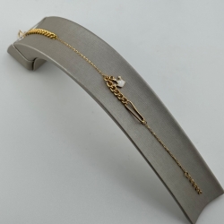 دستبند رامو با آویز تاج