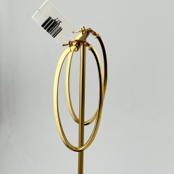 گوشواره بیضی تک لاین